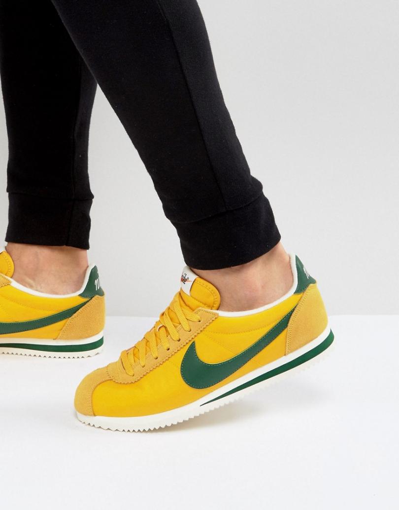 nike cortez jaune homme